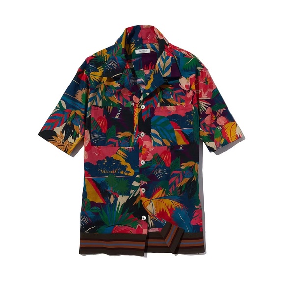 Valentino Tropical Short Sleeve Shirt - Picture 1 of 3
